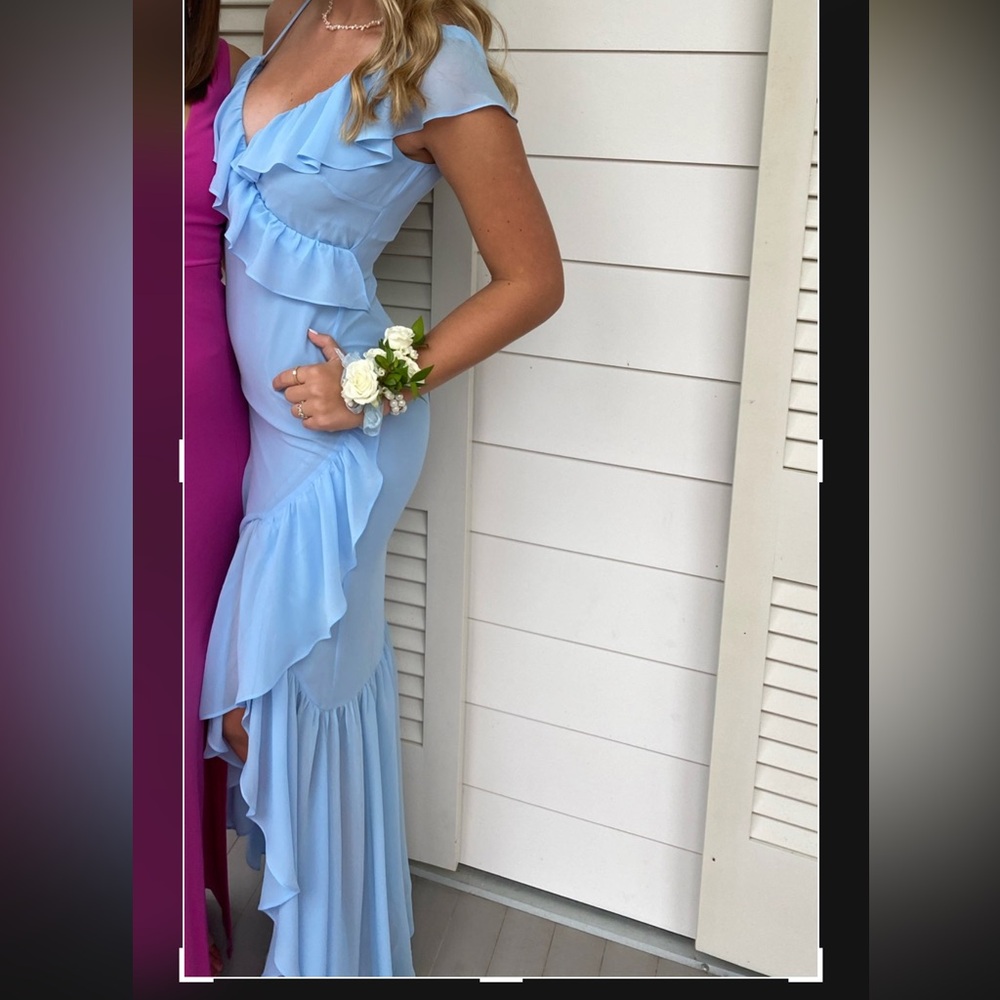 Lovers and Friends light blue maxi dress, size small